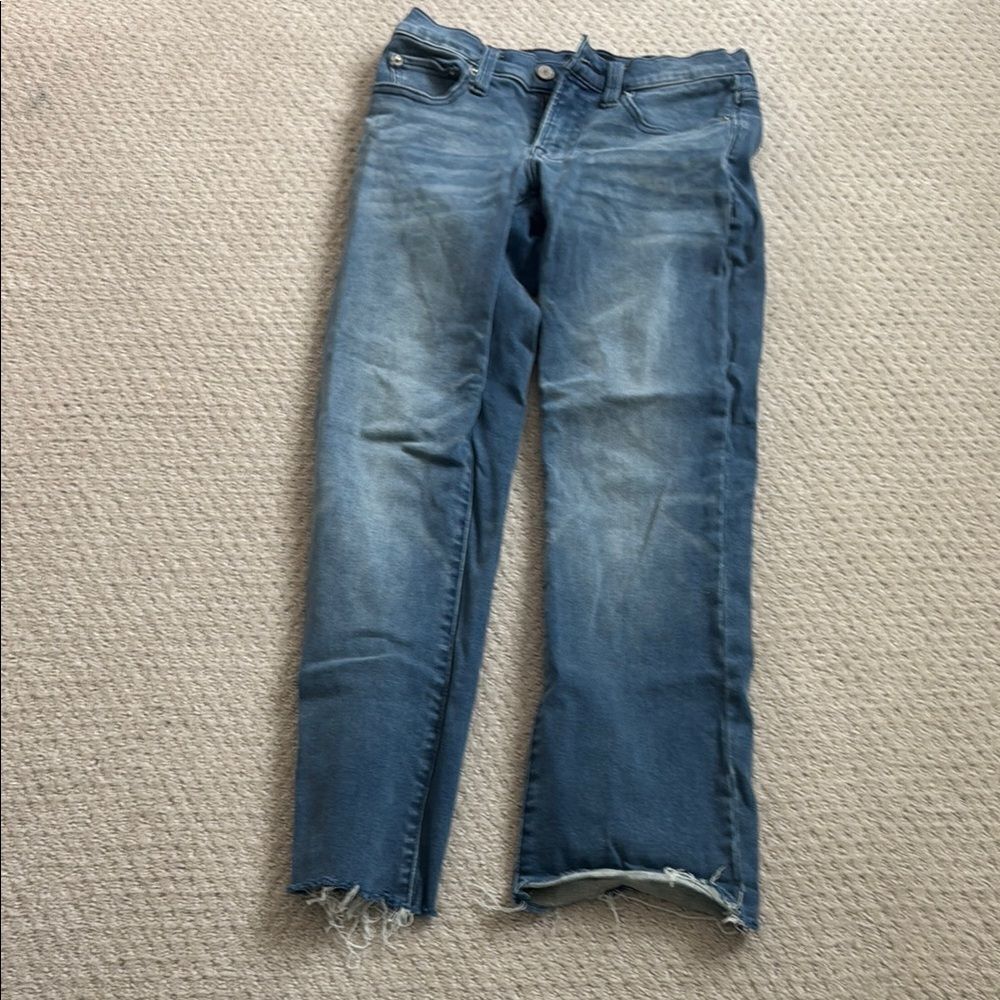 Lucky Brand Blue Ankle Cropped Jeans